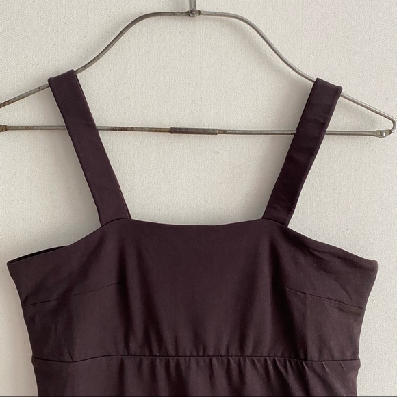 New Skin Organics Venus Bodysuit Clove Brown Square Neck Tank Top Thong Small - Picture 3 of 6